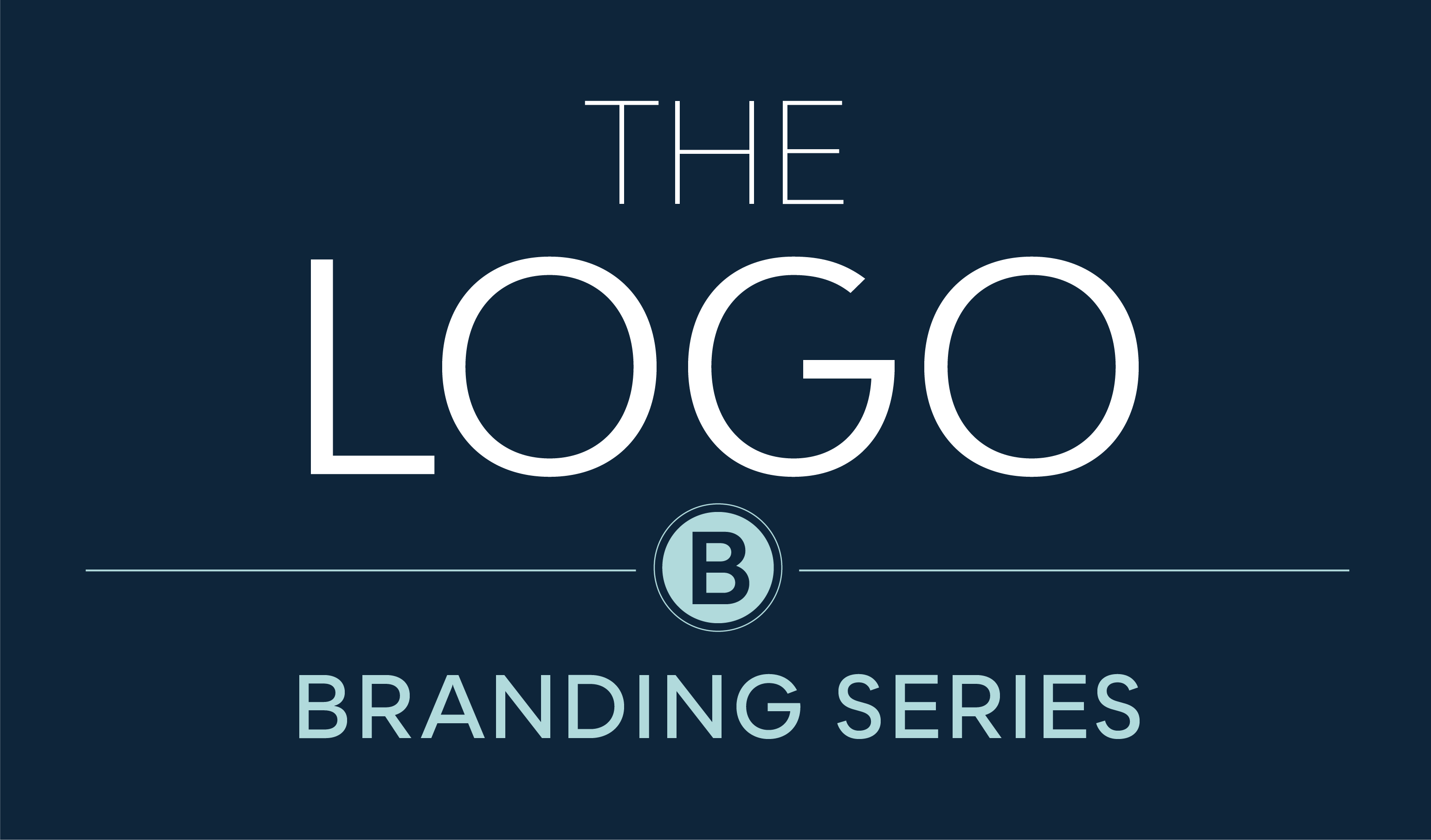 Banner that says: Branding Series: The Logo