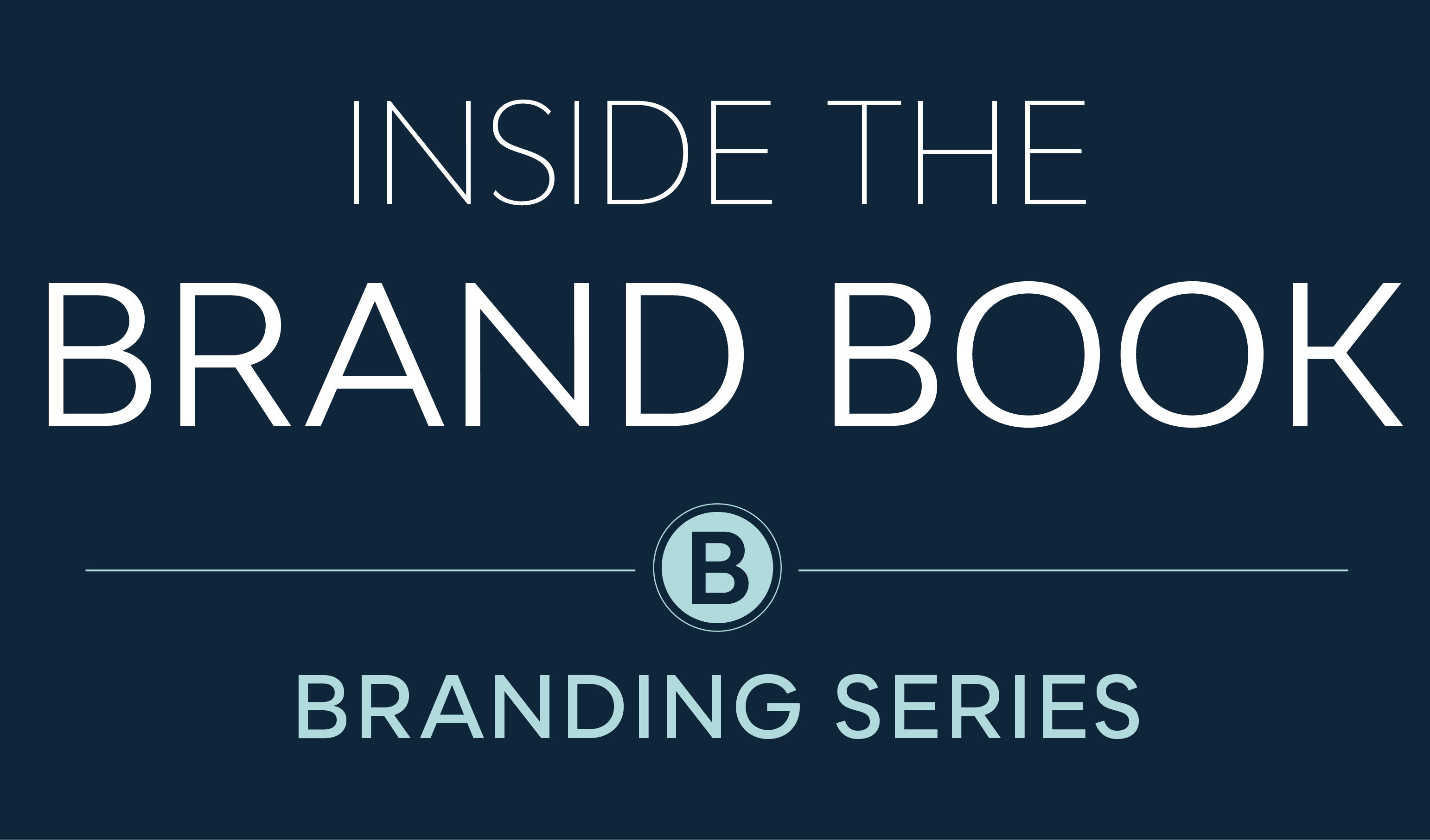 Banner that reads "Branding Series: Inside the Brand Book"